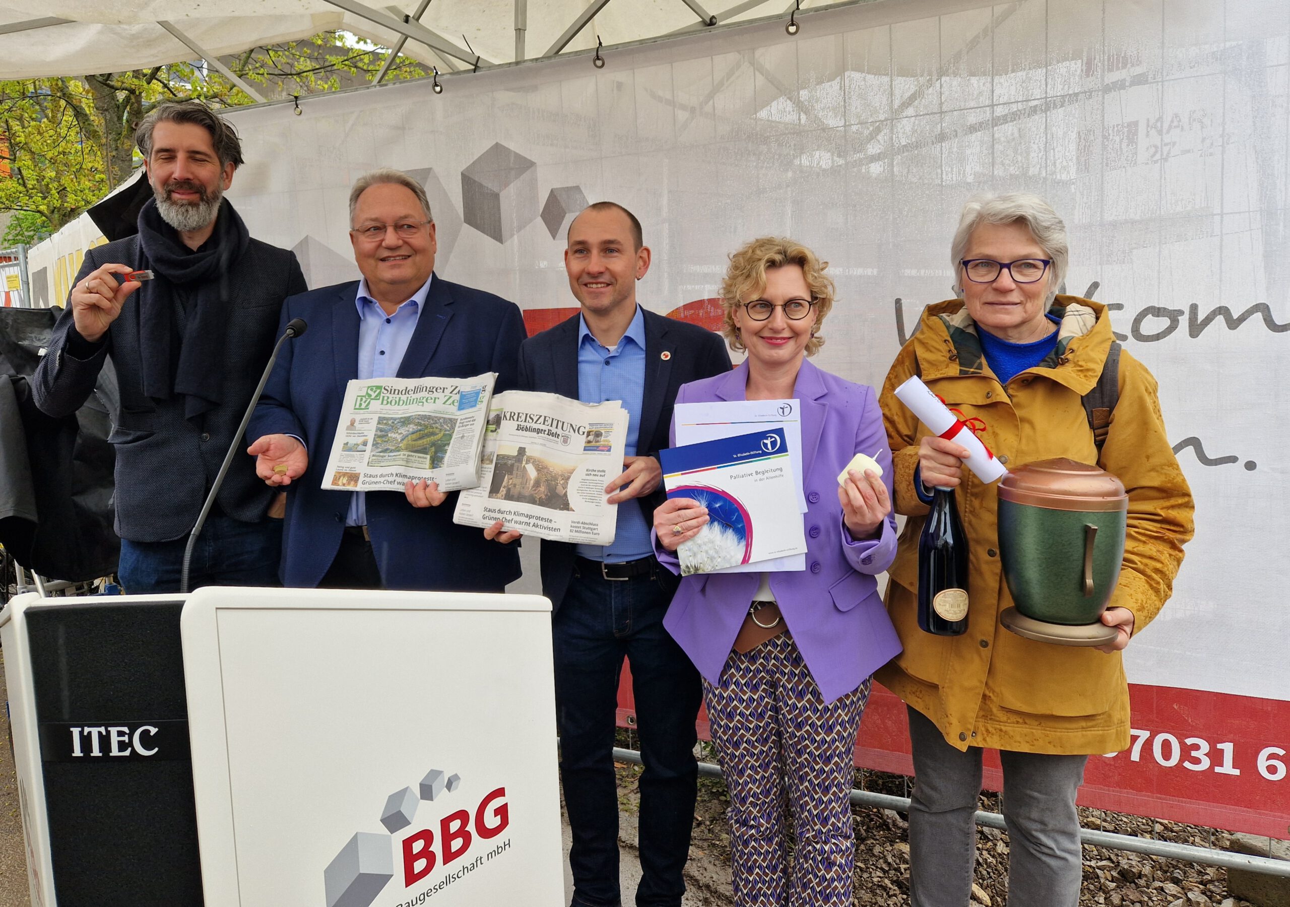 Startschuss für Hospiz und neue Filiale der Postbank