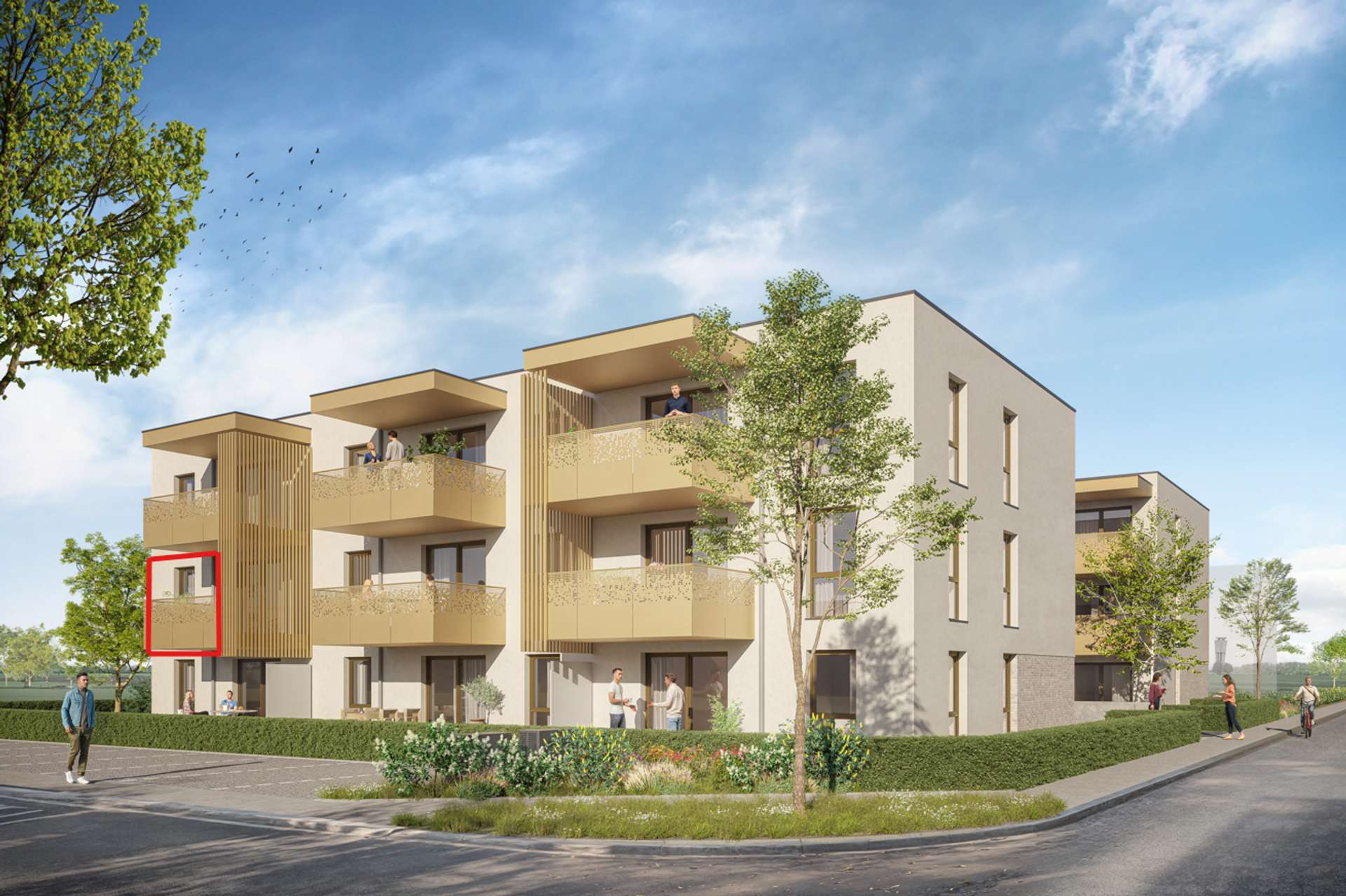 Ihr Platz an der Sonne: Südbalkon inklusive!