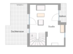 Typ_C - RH6 - Ebene E3 - Schnuckeliges Reihenhaus mit Studio und Dachterrasse!